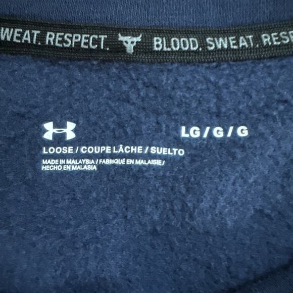 Under Armour Project Rock Womens L Sweater Crew Neck Sweatshirt - Picture 3 of 5